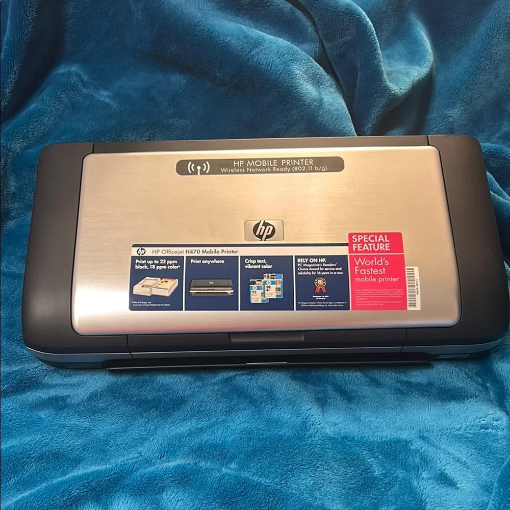 HP Mobile Printer - Silver and Black
